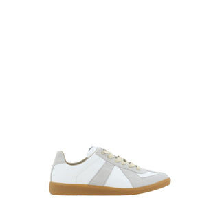 Zapatillas bajas Bos Taurus de cuero de ternero blanco