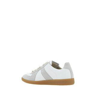 Zapatillas bajas Bos Taurus de cuero de ternero blanco