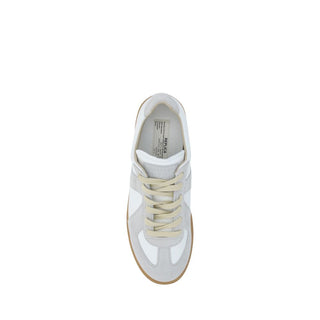 Zapatillas bajas Bos Taurus de cuero de ternero blanco
