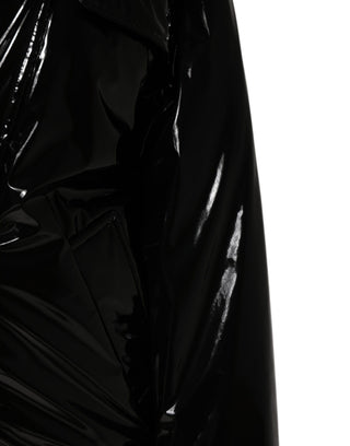 Polyester Schwarz Gesteppte Pufferjacke