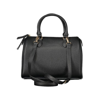 Bolso de mujer de poliuretano negro