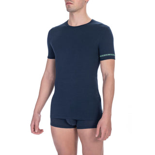 Pack de dos camisetas de algodón para hombre en negro