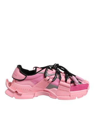 Pink Niedrige Space Damensneaker Schuhe