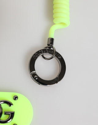 Llavero elástico verde con logo DG para hombre