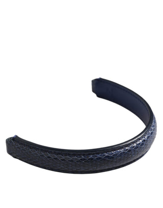 Bolso de cuero Ayers azul grande con asa para mujer y correa de hombro