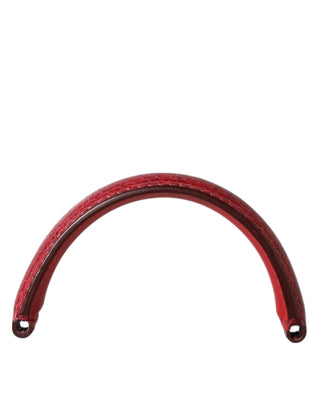 Bolso de cuero Ayers rojo pequeño con asa para mujer y correa de hombro