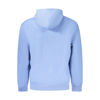 Camiseta para hombre de algodón azul celeste