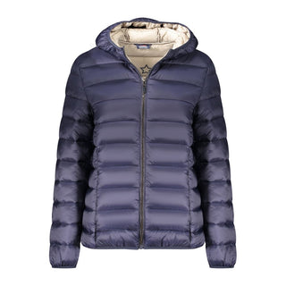 Chaqueta de mujer de poliamida azul