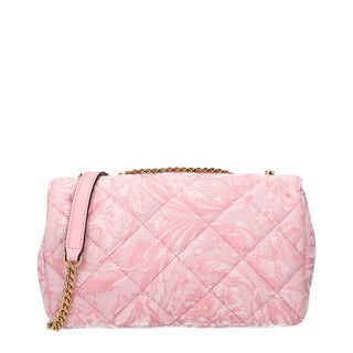 Pink Fabric Shoulder Bag