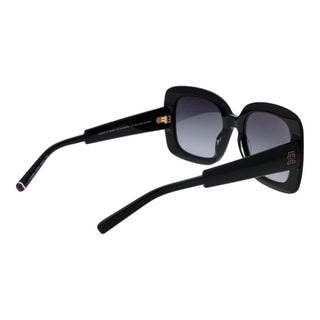 Schwarze Acetat-Sonnenbrille