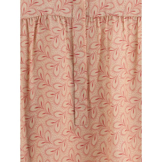 Light Pink Silk Pattern Shirt