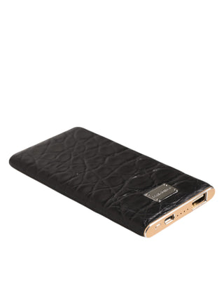 Powerbank Lederoptik 3000 mAh Prägung USB-Ladegerät
