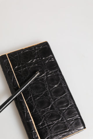 Powerbank Lederoptik 3000 mAh Prägung USB-Ladegerät