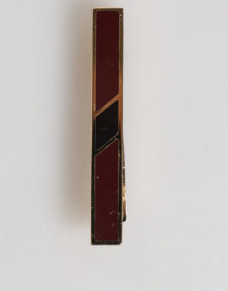 Barra para corbata accesorio para hombre de latón tono dorado multicolor