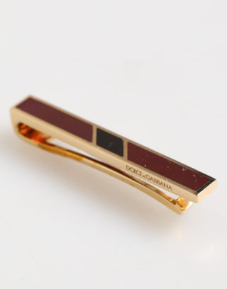 Barra para corbata accesorio para hombre de latón tono dorado multicolor
