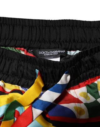 Badehose Multicolor Sizilianisches Carretto-Muster