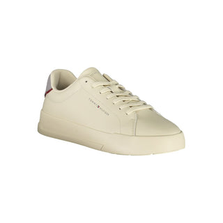 Beiger Polyurethan-Sneaker für Herren