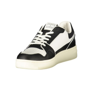 Schwarzer Polyurethan-Herren-Sneaker