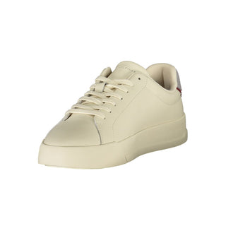 Beiger Polyurethan-Sneaker für Herren