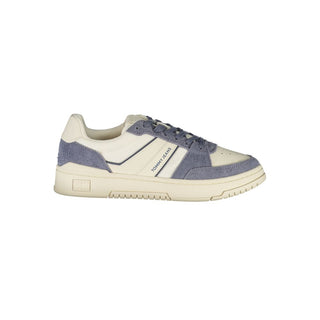 Weiße Leder-Herrensneaker
