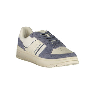 Weiße Leder-Herrensneaker