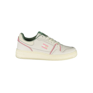 Zapatilla femenina de poliuretano blanca