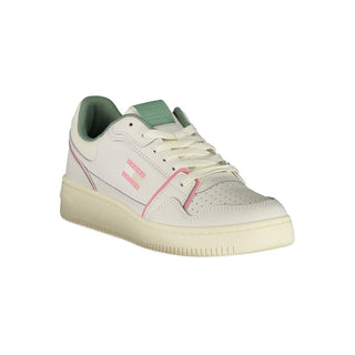 Zapatilla femenina de poliuretano blanca