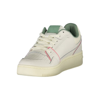 Zapatilla femenina de poliuretano blanca