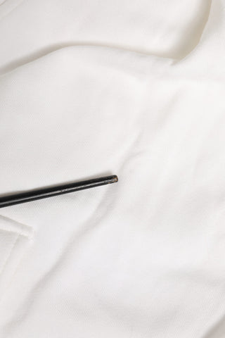 Bermudas cortas cargo de algodón blanco para hombre