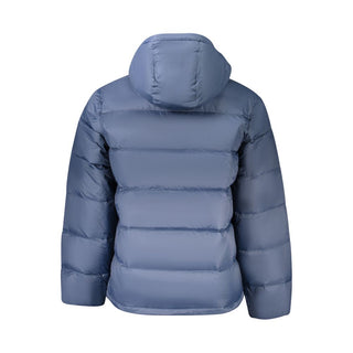 Blaue Polyamid-Herrenjacke