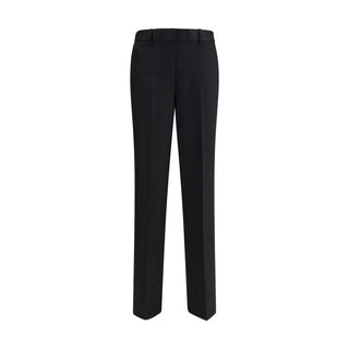 Pantalones negros de lana Oves Aries  