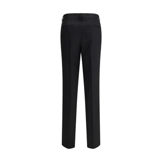 Pantalones negros de lana Oves Aries  