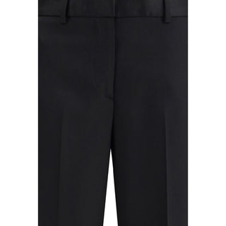 Pantalones negros de lana Oves Aries  