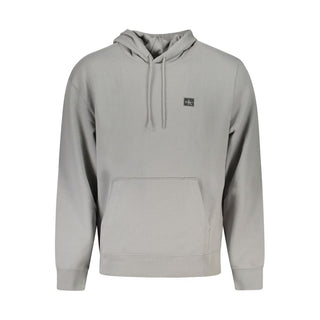 Sudadera masculina de algodón gris