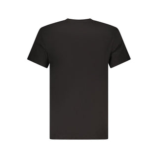 Black Cotton Men's T-Shirt