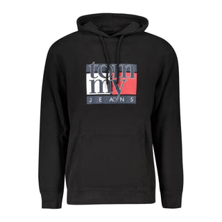 Schwarzes Baumwoll-Sweatshirt für Herren