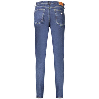Jeans de algodón azul para mujer