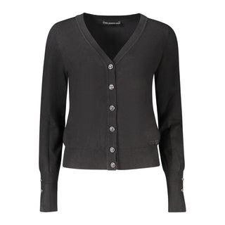 "Nero Viscosa Damen Cardigan"