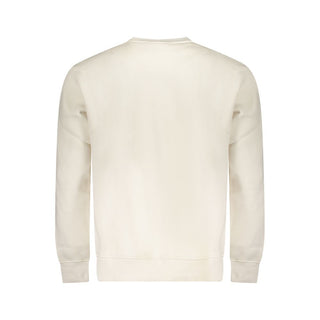 Sudadera blanca de algodón para hombre