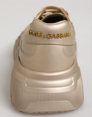 Gold Leder Daymaster Damen Sneaker Schuhe