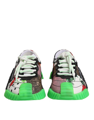 Mehrfarbige DG Logo Leopard Kirsche Sneaker