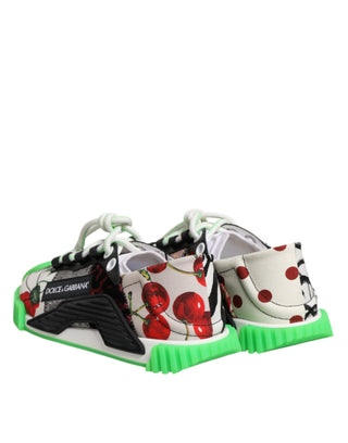 Mehrfarbige DG Logo Leopard Kirsche Sneaker