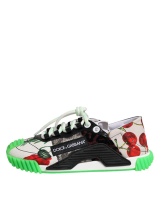 Mehrfarbige DG Logo Leopard Kirsche Sneaker