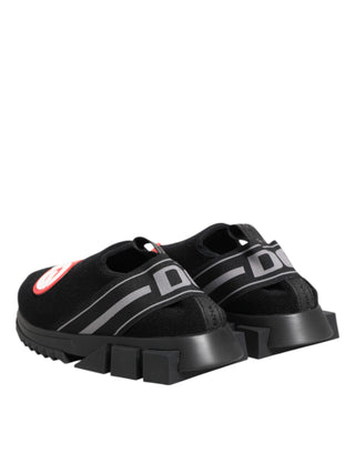 Schwarze, graue Slip-On Sorrento Sneakers