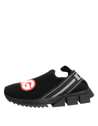 Schwarze, graue Slip-On Sorrento Sneakers
