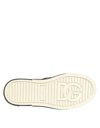 Zapatillas sin cordones de nylon acolchado rosa