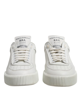 Zapatillas bajas Miami de cuero blancas para hombre