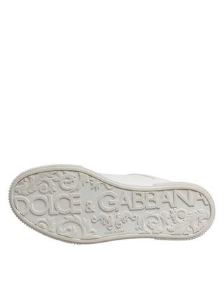 Zapatillas bajas Miami de cuero blancas para hombre