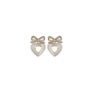 Pendientes de latón dorado