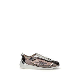 Mehrfarbige Polyamid-Sneakers mit niedrigem Schaft